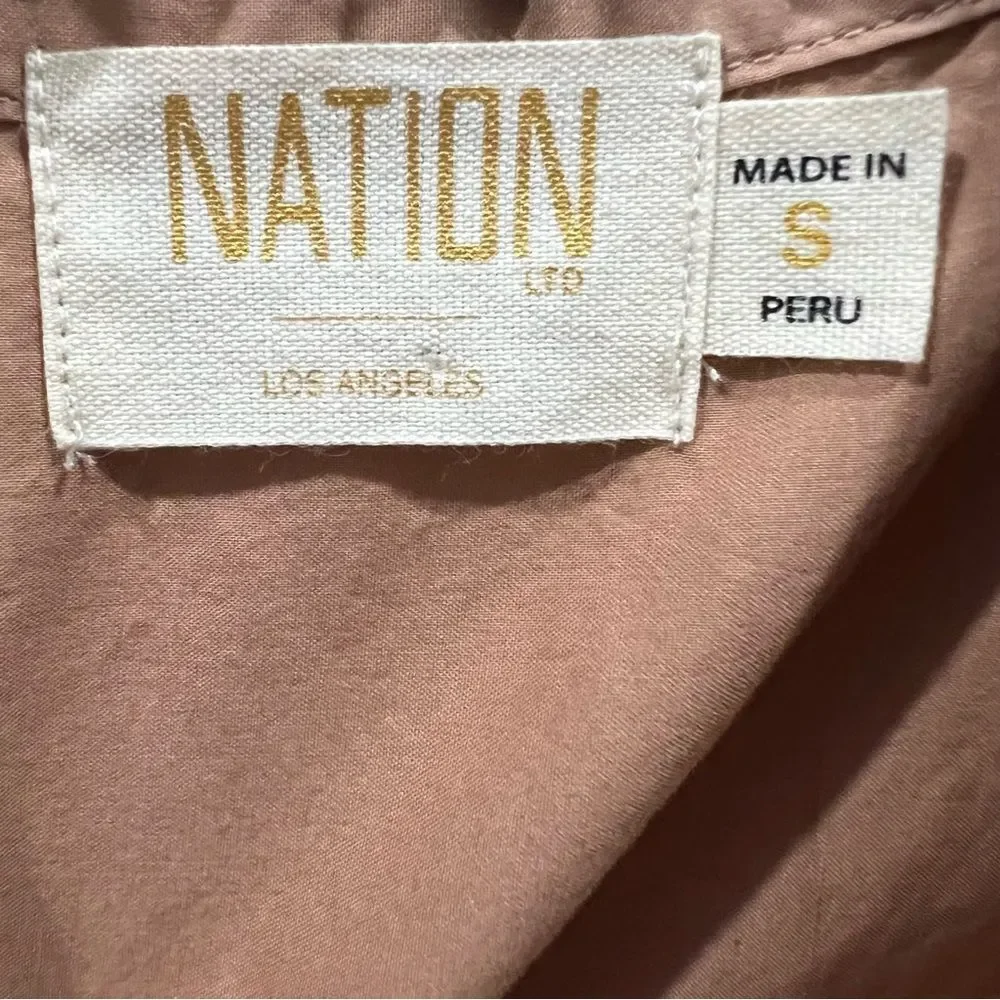 Nation LTD Bixby Romper Tan Size Small